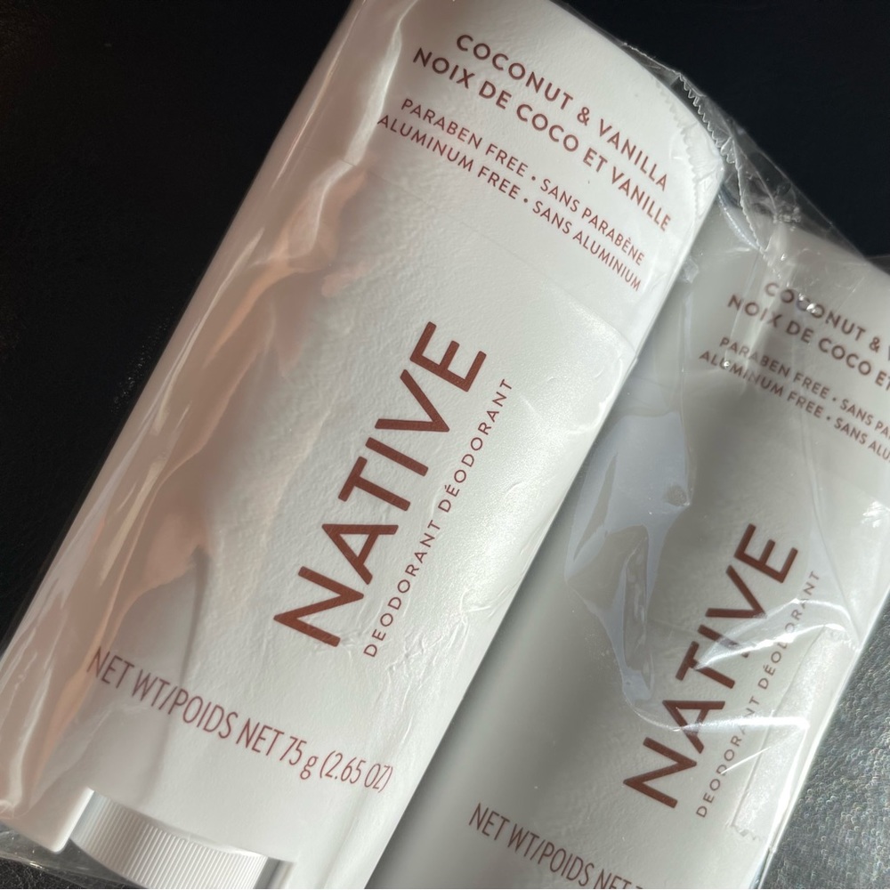 New 2 Pack Native Deodorant